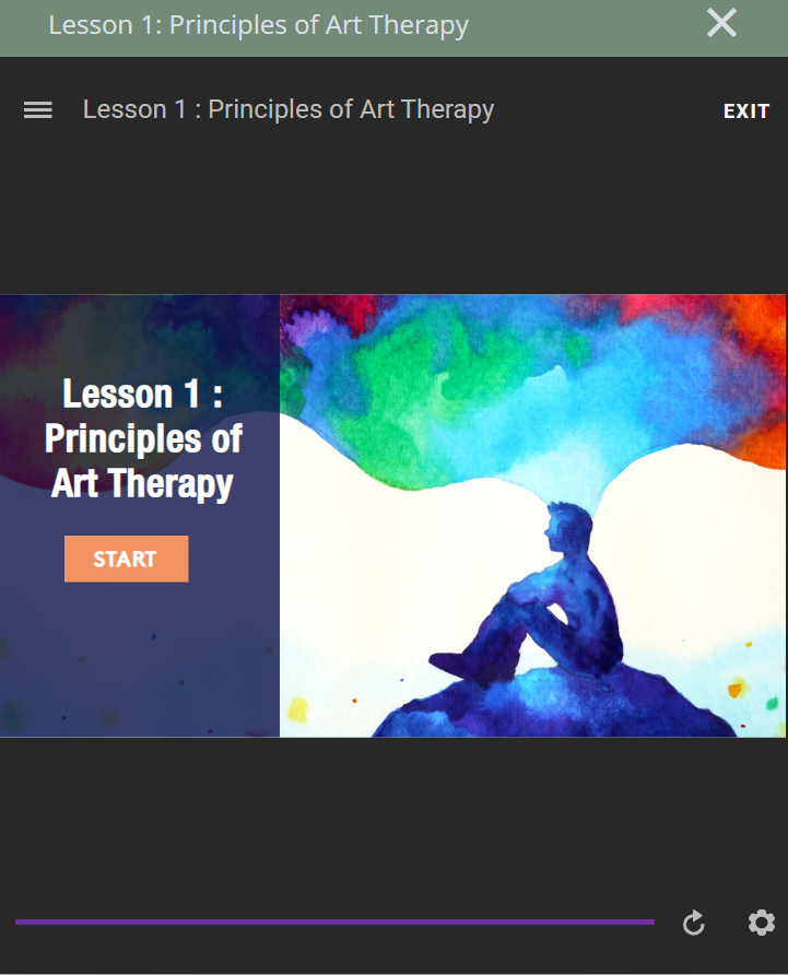 Lesson for Principal of Art Therapy